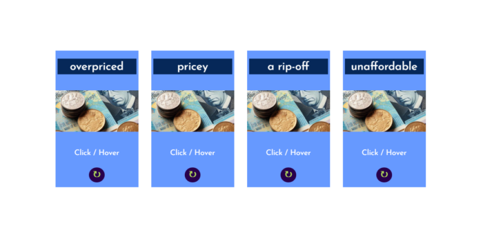 slider flashcards